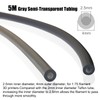 Ultra-Smooth PTFE Teflon Tube Gray 5M with Tube Cutter, ID