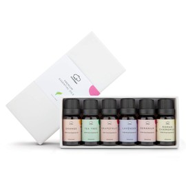 LittleHippo Set of 6 Premium 100% Pure Essential Oils 10ml Specially Formulated for Kids/Children for Use with WISPI (Lavender, Tea Tree, Geranium, Roman Chamomile, Grapefruit, Orange)