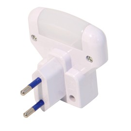 Velamp IL09LEDWH energy-saving LED night light with twilight on-off switCh, White