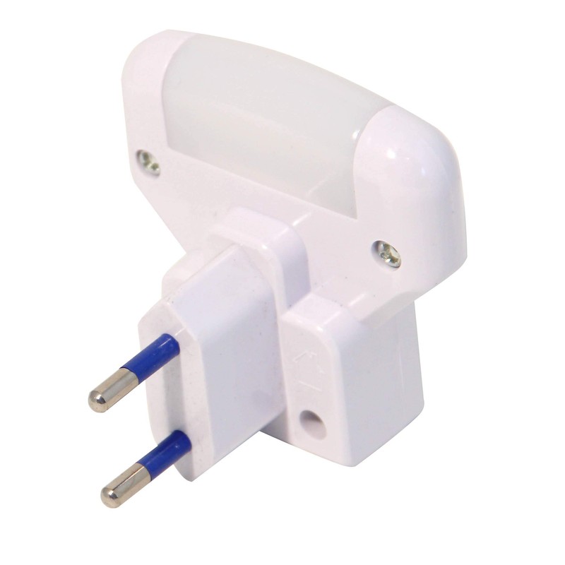 Velamp IL09LEDWH energy-saving LED night light with twilight on-off switCh,