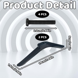 YFHUVB TV Legs, Universal TV Stand Legs, sharp Television stand legs, Compatible with Most television Stand 32 40 49 50 55 Inch Screws for Home and Office Use