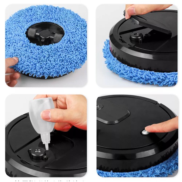 TBvechi Rechargeable Automatic Smart Robot Cleaner Dry & Wet Floor