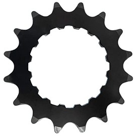 Samox Unisex Adult PD-DM-Gen2 E-Bike Chainring for Bosch GEN 2, for 1/2 x 3/32 & 11/128 Inch Chains, Steel, Black, Number of Teeth: 15