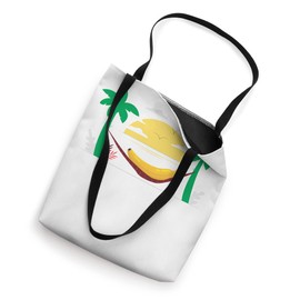 Funny Banana Hammock Tropical Beach Island Fruit Tote Bag