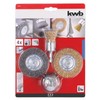 kwb Universal Wire Brush Set for Drills with E 6.3