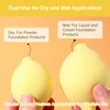 YAFIYGI Lemon Makeup Sponge Yellow Beauty Blender Cute Weird Extra