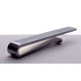 Ivy Design Tie Clip/Bar, Stainless Steel Silver Tone