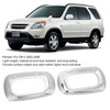 Pair Side LED Marker Light Covers Chrome Bezels Waterproof Heat