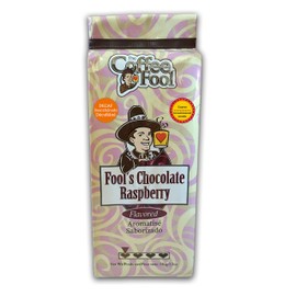 The Coffee Fool Coarse Grind, Fool's Decaf Chocolate Raspberry, 12 Ounce
