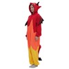 SimZoo Adult Animal Onesie Pajamas, Men and Women's Hell Red