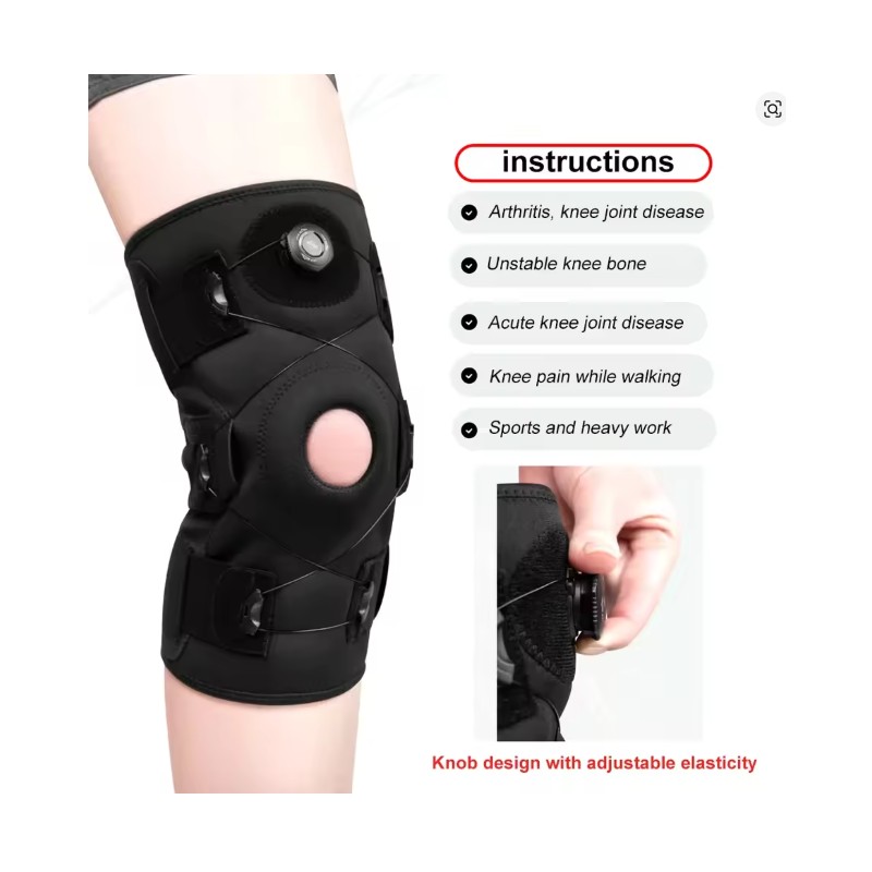 Toolzia Hinged Knee Brace with Side Stabilizers