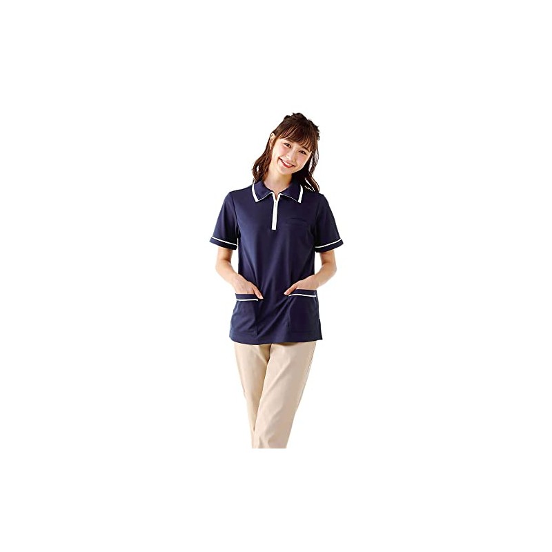 Nurse 9382204A Polo Shirt, Side Pocket, Zipper, Nursing, Nursing, Nursing,