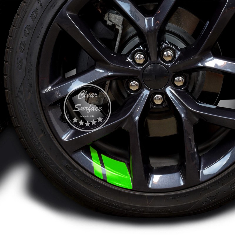 ClearSurface Wheel Rim Vinyl Decal Sticker Hash Mark Stripe Overlay