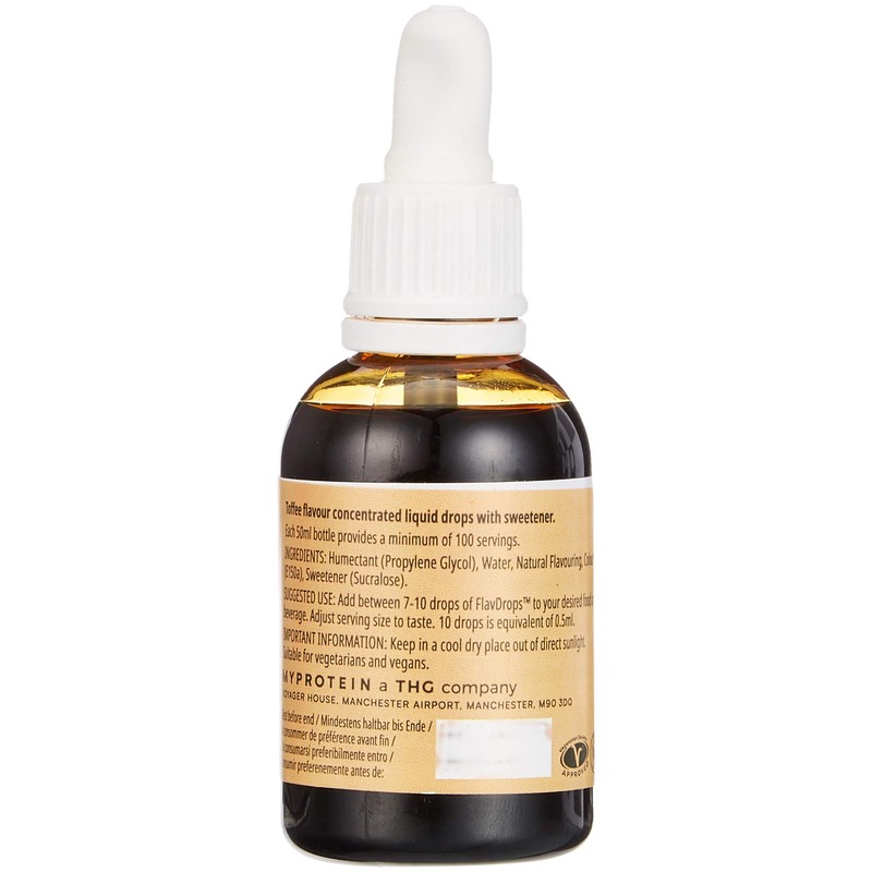 My Protein Flavdrops - Toffee - 100ml