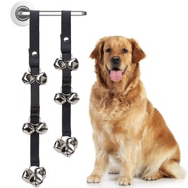 Friends Forever Housetraining Dog Doorbell for Bathroom Training and Housebreaking Train Door-Bell for Doggy Doggie Puppy …, Black, L (SYNC66-0041)