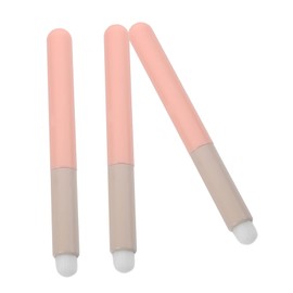 FOMIYES 3 Piece Lip Brush Set Round Lip Brush for Women Excellent Craftsmanship for Lipstick Eye Shadow Nose Shadow More Portable for Travel