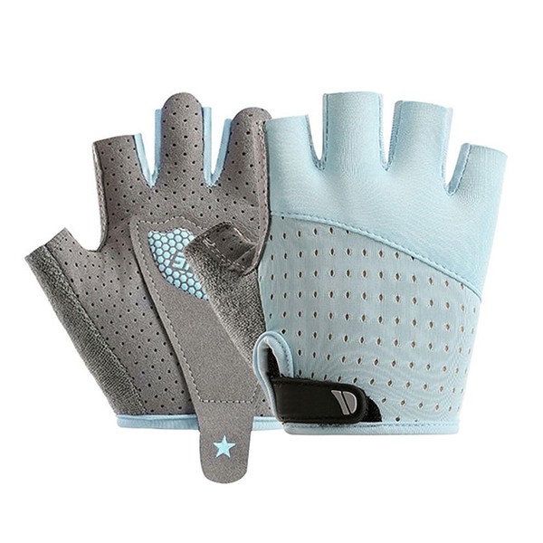 Kids Cycling Gloves for 3-8 Years Half Finger Anti-slip Bike