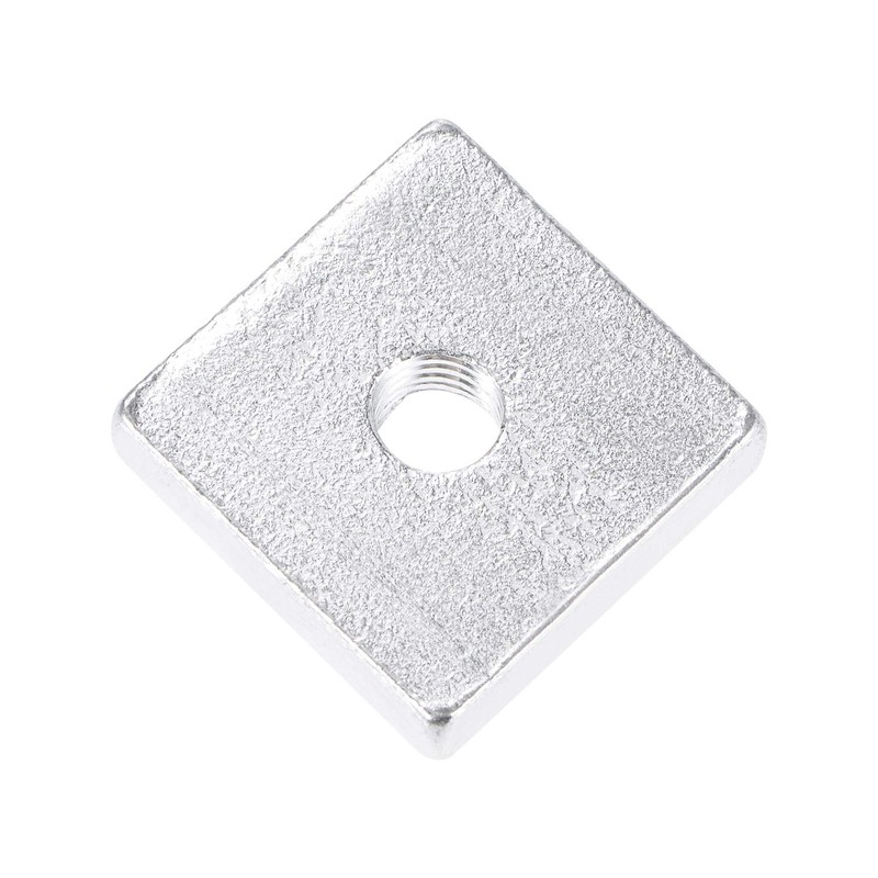 sourcing map Square Nuts, M6x20mmx5mm Zinc-Plated Metric Coarse Thread Assortment