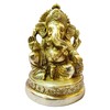 GURU JEE™ Brass Statue Ganesh Ji Ganpati Bappa Murti Gift