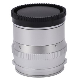TTArtisan Camera Lens 50mm F1.2 E Mount Large Aperture APS C Silver Alloy Manual Focus Lens for A6000