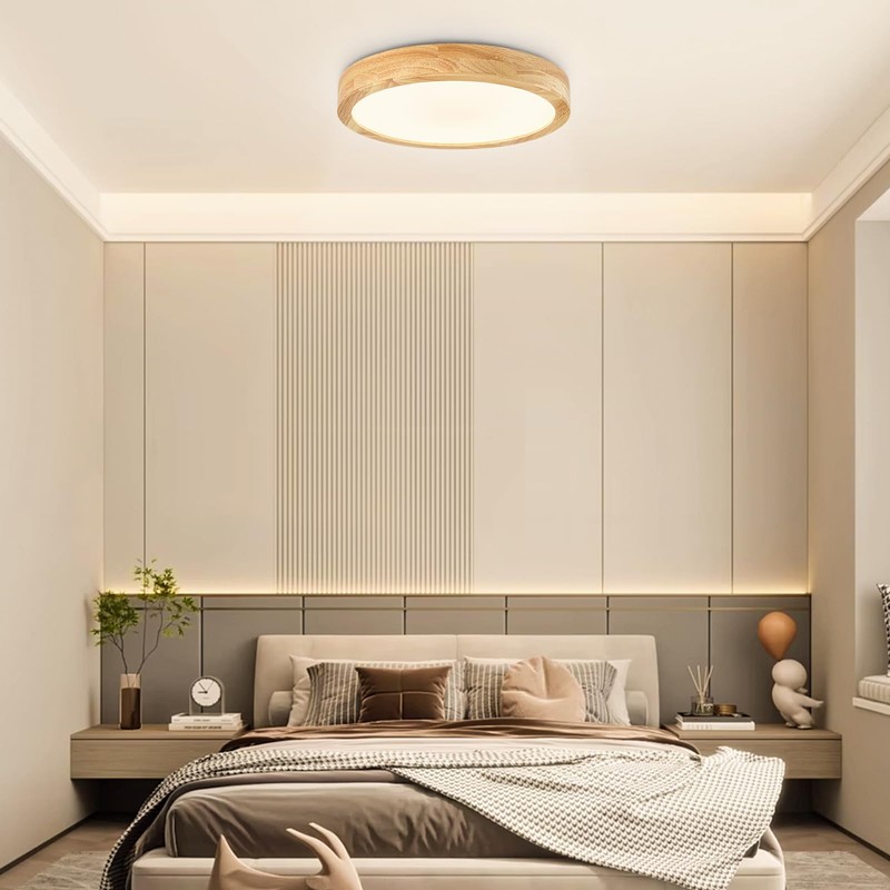 Modern Flush Mount Ceiling Light 11.8 Inch, LED Ceiling Light