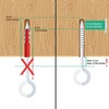 RIIJK Ceiling Hook and Oscillating Springs for a Hanging Chair,
