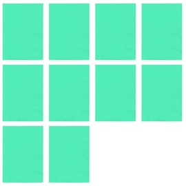 10PCS A4 Coloured Plastic Sheets,Plastic Light Filter Gel Reading Aid,A4 Colour Film,Transparent Green film For DIY