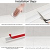 78-Inch Silicone Shower Threshold Water Dam Barrier