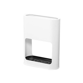 Verve Jelly Umbrella Stand Rack, Plastic Umbrella Holder with Hydroscopic Tray, Small Umbrella Rack Space Saving for Folding Umbrellas, Umbrella Bucket for Indoor Home Office