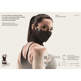 Naroo MASK F5 Thermal Face Mask with Pollen Compatible Filter (Gray)