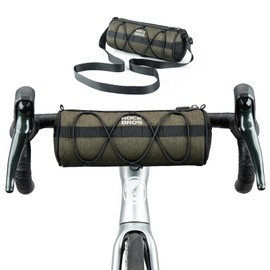 ROCKBROS Bike Handlebar Bag Bicycle Front Bag Large Capacity Cycling Handlebar Bag with Shoulder Strap Storage Bag for MTB Mountain Road Bikes Scooters, Approx. 2L