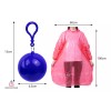 Importeek 5pz Capa Impermeable Lluvia Bolsillo Portatil Llavero