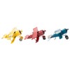 Kurt S. Eagle Vintage Aircraft Yellow Blue Red 4 Inch