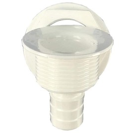 Th Marine APD-2-DP T-h Marine Straight Barbed All-purpose Drain - White