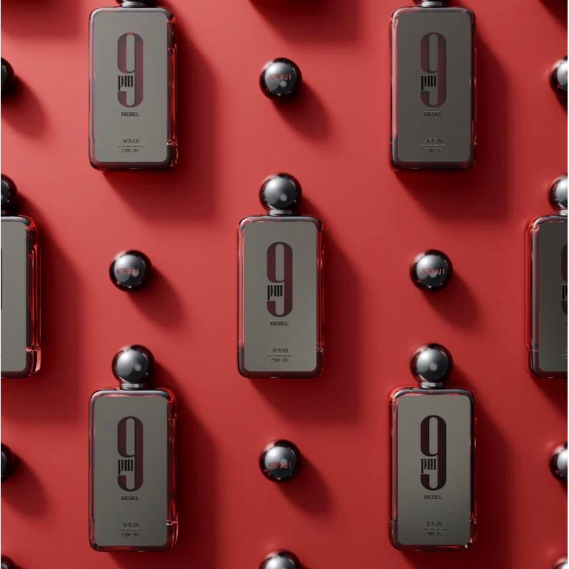Afnan 9PM Rebel Eau de Parfum Spray Unisex 3.4 Oz
