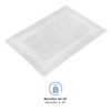 Komforttec 2-Piece Bath Mat Set, Terry Cloth Shower Mat, Washable
