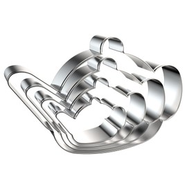 Teapot Cookie Cutter Set - 5 inch, 4 inch, 3 inch, 2 inch - 4 Piece Tea Pot Cookie Cutters Shapes Molds - Stainless Steel