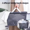 MINDFARGE Plastic Shower Caddy Basket with Handles, Cleaning Supply for