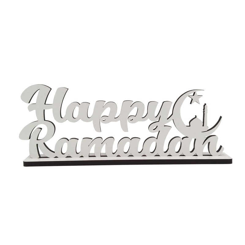 Melis Deko-Schriftzug - Happy Ramadan – Schild aus Holz in