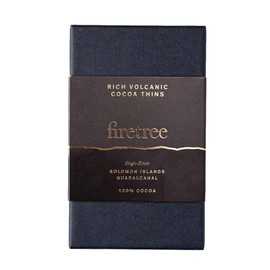 Firetree Chocolate Thins (25 pcs. Thins, Solomon Island Guadalcanal 100%)