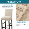 HFCNMY Bar Stool Covers,2 Pack Stretch Bar Stool Covers with