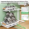 Kitstorack Under Sink Organizer, 2 Tier Under the Sink Storage,