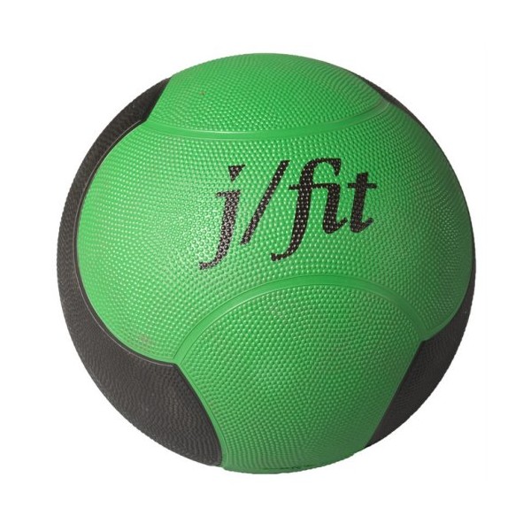 JFIT Premium Rubberized Medicine Ball, 12 LB