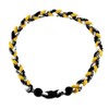 MapofBeauty 18" Sport Three Colors Three Braided Rope Tornado Necklace