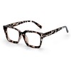 ZUVGEES Retro Style Square Reading Glass Big Eyeglass Frames Large