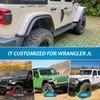 Z8 Fenders Front & Rear Fenders Compatible with 2018-2024 Jeep