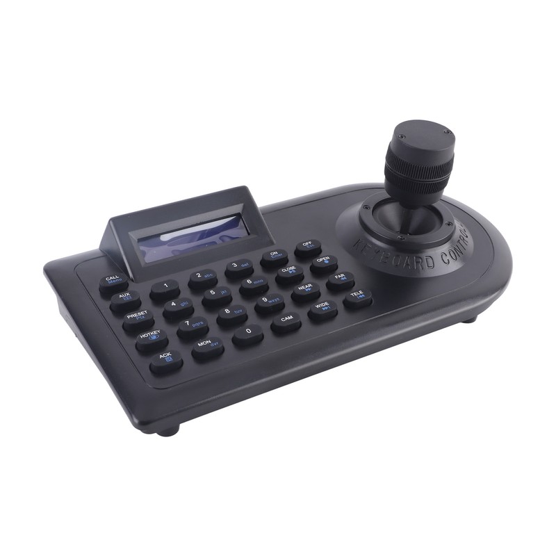 3D PTZ Camera Controller Strong Compatibility LCD Display with Joystick