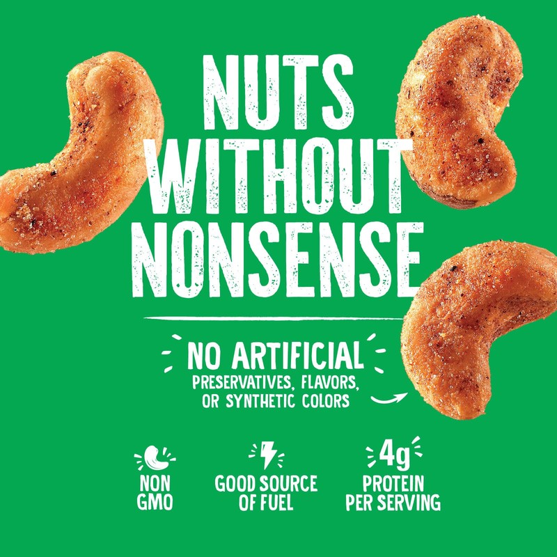 Emerald Nuts Sriracha Seasoned Cashews (1-Pack) | 5 Oz Resealable