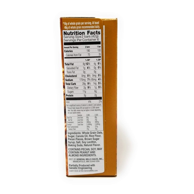 Nature Valley, Crunchy Granola Bars, Pecan Crunch, 8.9oz Box (Pack