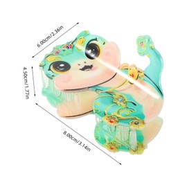 IWOWHERO Snake Claw Hair Clips for Women Adorable Cartoon Design Versatile Hair Accessory for All Styles
